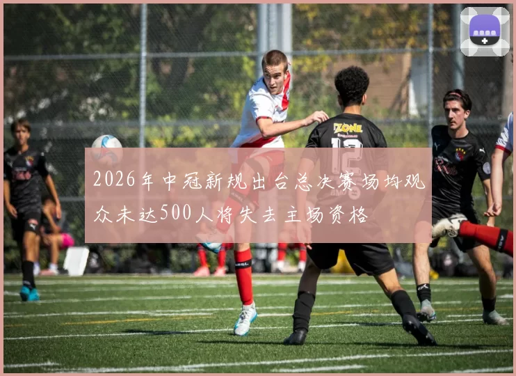 2026年中冠新规出台总决赛场均观众未达500人将失去主场资格